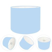 Cúpula Abajur Cilíndrica Cp-7016 ø35x30cm Azul Bebê