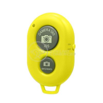 Controle Remoto Disparador Foto Bluetooth Selfie Amarelo Nº5