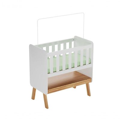Miniberço Guti Retrô - Moveis Peroba Amendoa-branco
