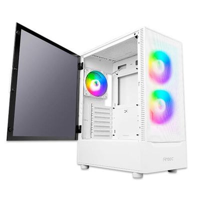 Gabinete Gamer Antec Nx410 V2 Lateral De Vidro Temperado Micro Atx-itx-atx 2 Fans Rgb