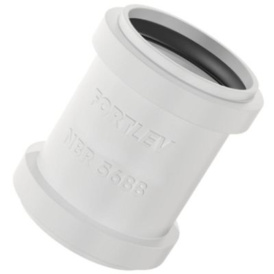 Luva Correr Para Tubo Esgoto 100mm - 11181001 - Fortlev Luva Correr P-tubo Esgoto Dn 100