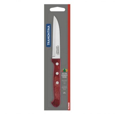 Faca Para Frutas Tramontina Polywood Vermelho 3