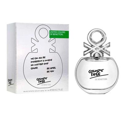 Benetton United Colors Free Eau De Toilette - Perfume Feminino 80ml