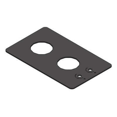 Vidro Preto Para Cooktop 2 Bocas Nardelli Preto
