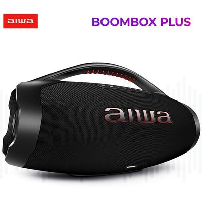 Caixa De Som Boombox Plus Aiwa BBS-01B 200W BT 30H IP66 USB