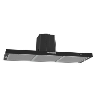 Depurador Fogatti Compact New Embutir Black 90Cm Preto 220V