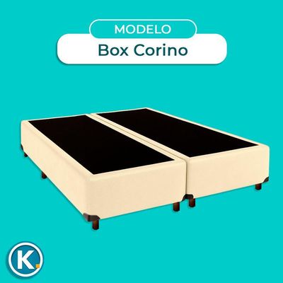Cama Box Queen Bege Nature 158x198