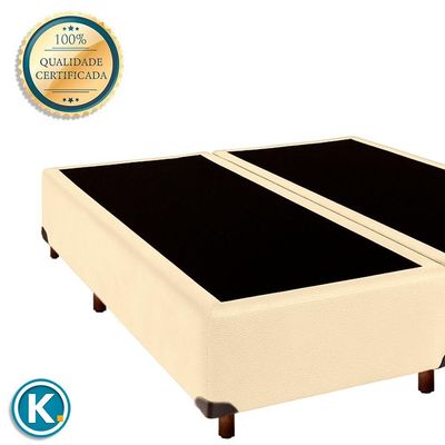 Cama Box Queen Bege Nature 158x198