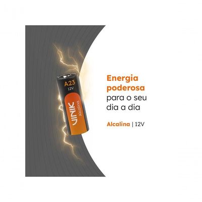 Bateria Alcalina A23 C/5 12v - Vba23b5