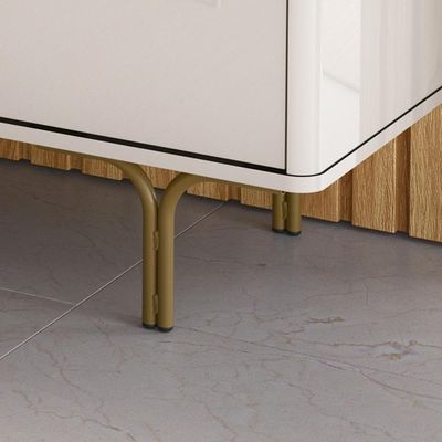 Buffet Aparador 4 Portas Marsala 160cm Pés De Ferro - Lukaliam Móveis