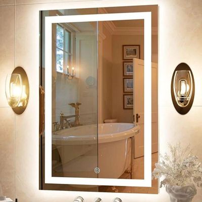 Espelho Jateado Com 3 Tons De LED e Touch Screen Fonte Slim 70x60