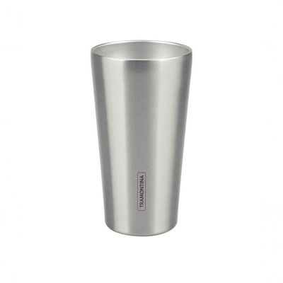 Copo Térmico Em Aço Inox Tramontina Exata Sem Tampa 420ml