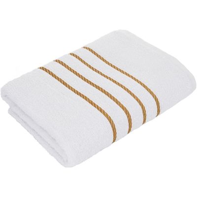 Jogo de Toalhas 6 Pçs - 2 Banho 2 Rosto 2 Piso Montreal 100% Algodão Branco