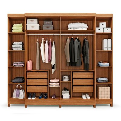 Guarda-Roupa Casal Imperial 6 Portas 6 Gavetas Freijó