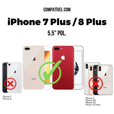 Película para iPhone 7 Plus / 8 Plus - Defender Pro - Preta - Gshield