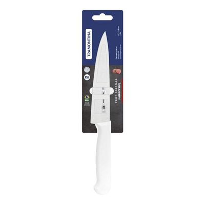 Faca Para Carne Tramontina Profissional Aço Inox E Cabo De Polipropileno Branco 6"