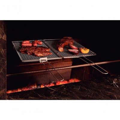 Grelha Tramontina Churrasco 76x28,6cm Em Aço Inox