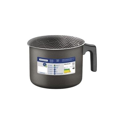 Fervedor Tramontina Paris Em Alumínio Com Revestimento Interno E Externo Em Antiaderente Starflon Max Chumbo 16 Cm 2,7