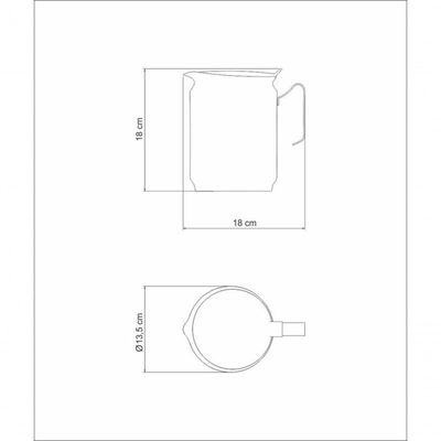 Jarra Para água Tramontina 2 Litros Em Aço Inox Com Tampa