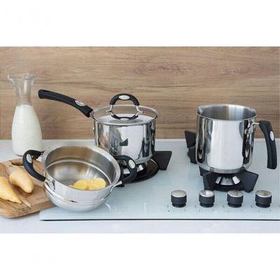 Fervedor Tramontina Duo Silicone 14cm Em Aço Inox