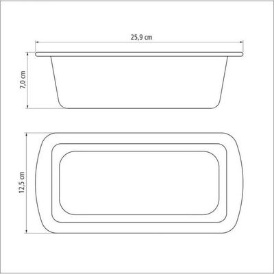 Forma Pão E Bolo Tramontina Alumínio 22cm 1,2l Grafite