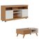 Rack Bancada Yara Com Mesa De Centro Jeri Freijó Off White - Colibri