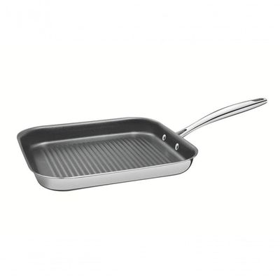 Bistequeira Tramontina Grano 24cm Em Inox E Revestimento Interno Em Antiaderente