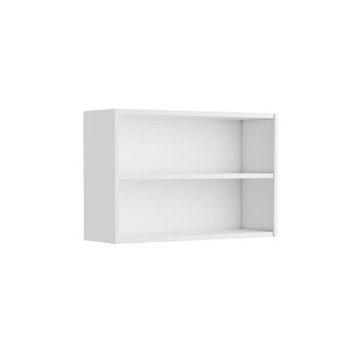 Armário Aéreo Alto De Aço 2 Portas Branco Bella Bertolini Branco
