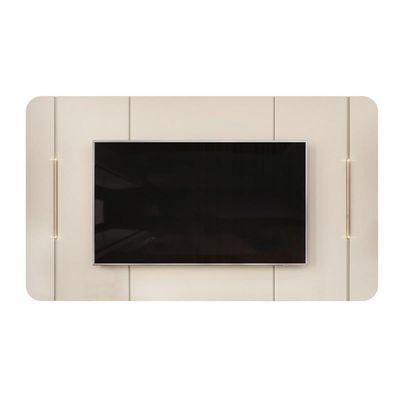 Painel Quarto P- Tv Até 75 Pol Areta 218x132cm Off White - Dj Móveis