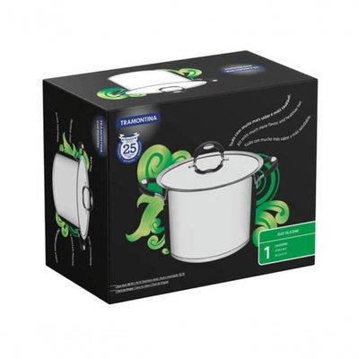 Caldeirão Tramontina Duo Silicone 24cm Em Aço Inox