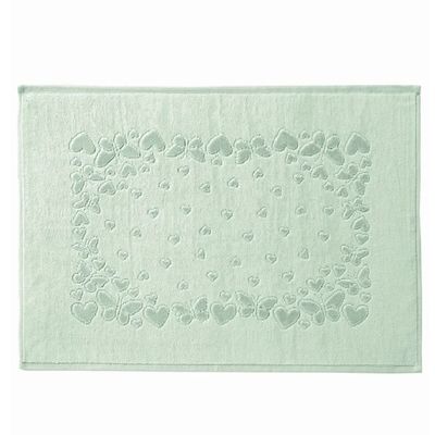 Toalha Piso Romance 70x50cm Dohler Verde