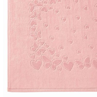 Toalha Piso Romance 70x50cm Dohler Rosa