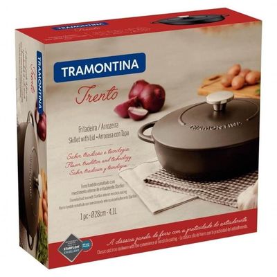 Fritadeira Tramontina Trento Antiaderente 28cm