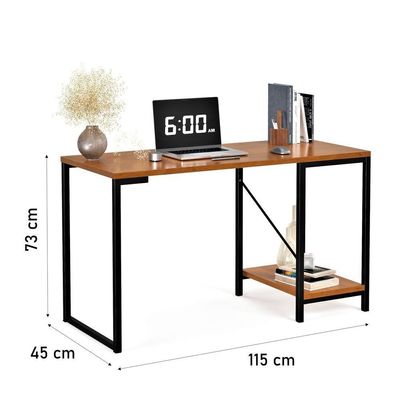 Mesa Escrivaninha Tokyo Home Office Compacta Para Trabalho E Quarto