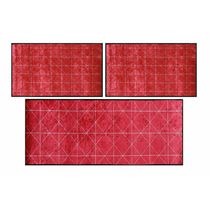 Jogo de Tapete Quarto Belga Mink 3 Pçs 1000g Delhi Sultan