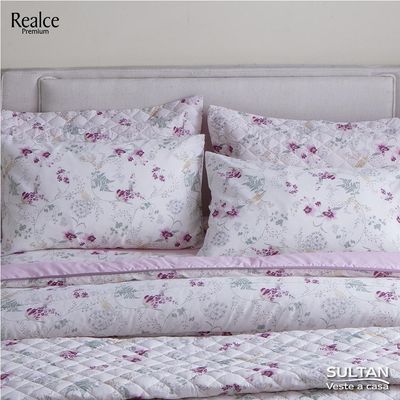 Jogo de Cama Duplo Casal 140 Fios Cloe Realce Premium Sultan