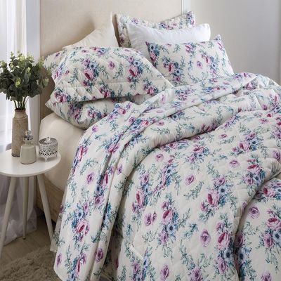 Jogo de Cama Queen Duplo 250x240cm Alana 140F Realce Premium