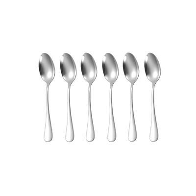 Colher de Sobremesa Inox Talheres Buffet Restaurante Jogo 6un