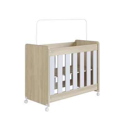 Mini Berço Infantil Moisés Multifuncional 4 Em 1 Com Rodas Para Quarto De Bebê Carvalho Araguaia