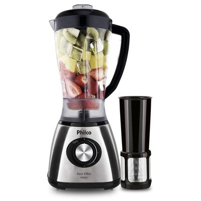 Liquidificador Philco Inox Filter 900W Preto 220V