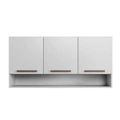 Armário Aéreo New 3 Portas Arte Móveis Branco