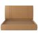 Cama Queen Flutuante Com Cabeceira 160cm Astra S04 Couríssimo Bege - Lyam Decor