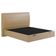 Cama Queen Baú Flutuante Com Cabeceira 160cm Spazio S04 Couríssimo Bege - Lyam Decor