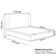 Cama Queen Baú Flutuante Com Cabeceira 160cm Spazio S04 Couríssimo Bege - Lyam Decor