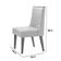 Mesa Evora 120 Mdf Canto Com 4 Cadeiras Safira Veludo Creme Naturalle