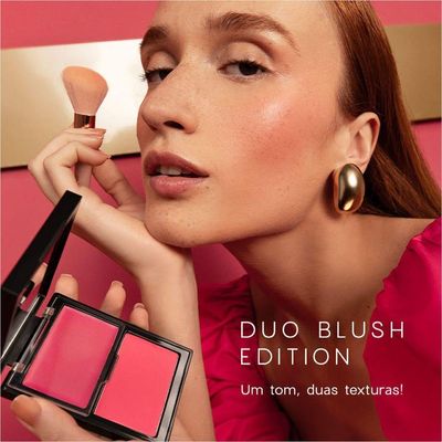 Oceane Edition Duo Blush Cremoso E Em Pó Punch Paint Rosa Pink 10,2g
