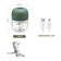 Mini Processador De Alimentos Eletrico Usb 250ml Verde