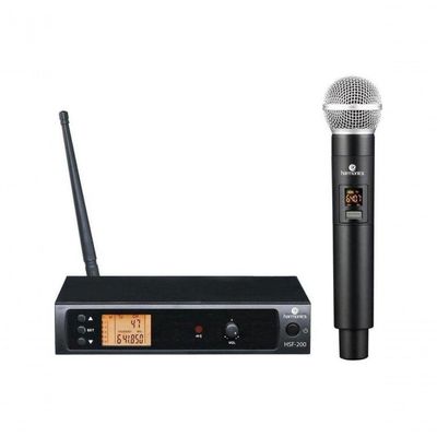 Microfone Sem Fio Harmonics Hsf-200 Simples