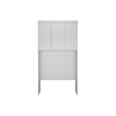 Modulado De Quarto Armário Ponte Aéreo Solteiro Rizon-linea C- 3 Portas Neve - Novo Horizonte