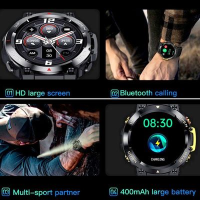 Relógio Inteligente Masculino Rastreador Bluetooth Chamada